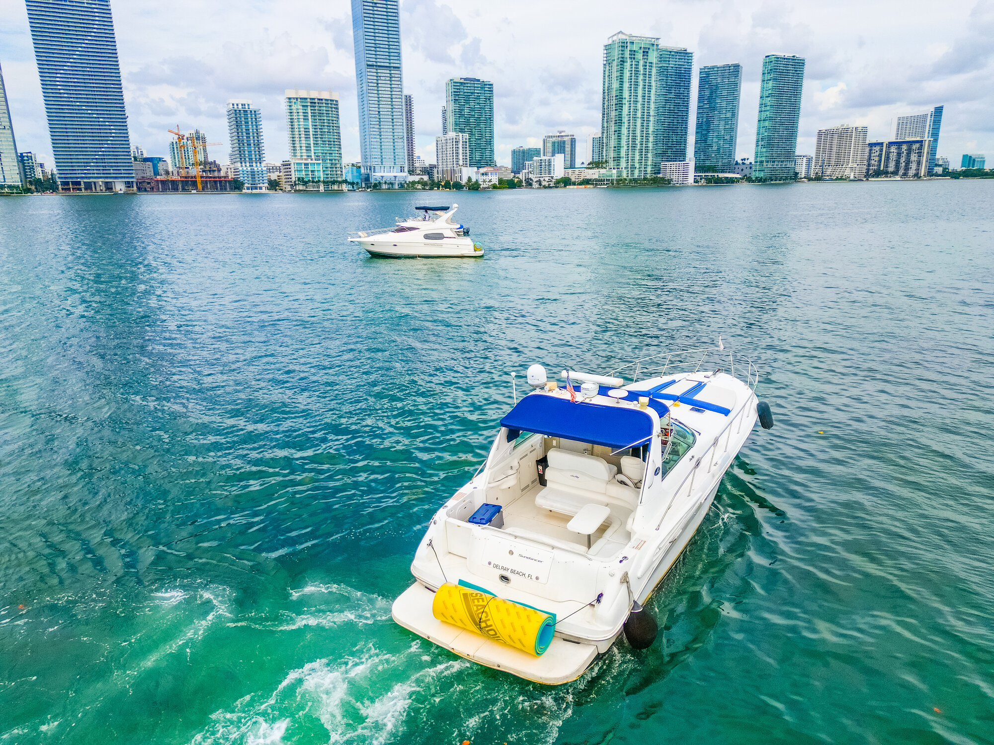 44FT SUNDANCER II Miami yacht rental 6