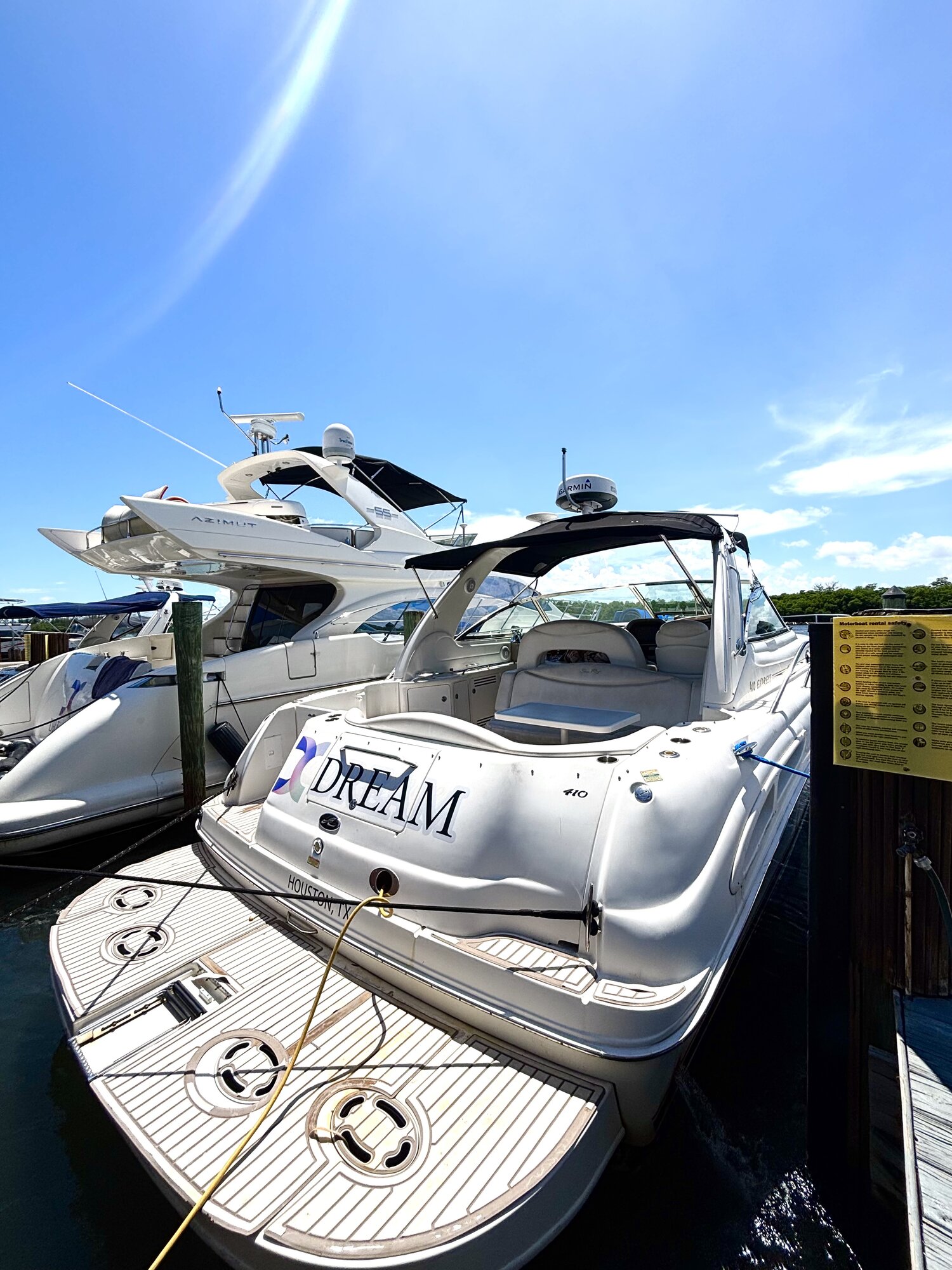 45' Sea Ray Miami yacht rental 2