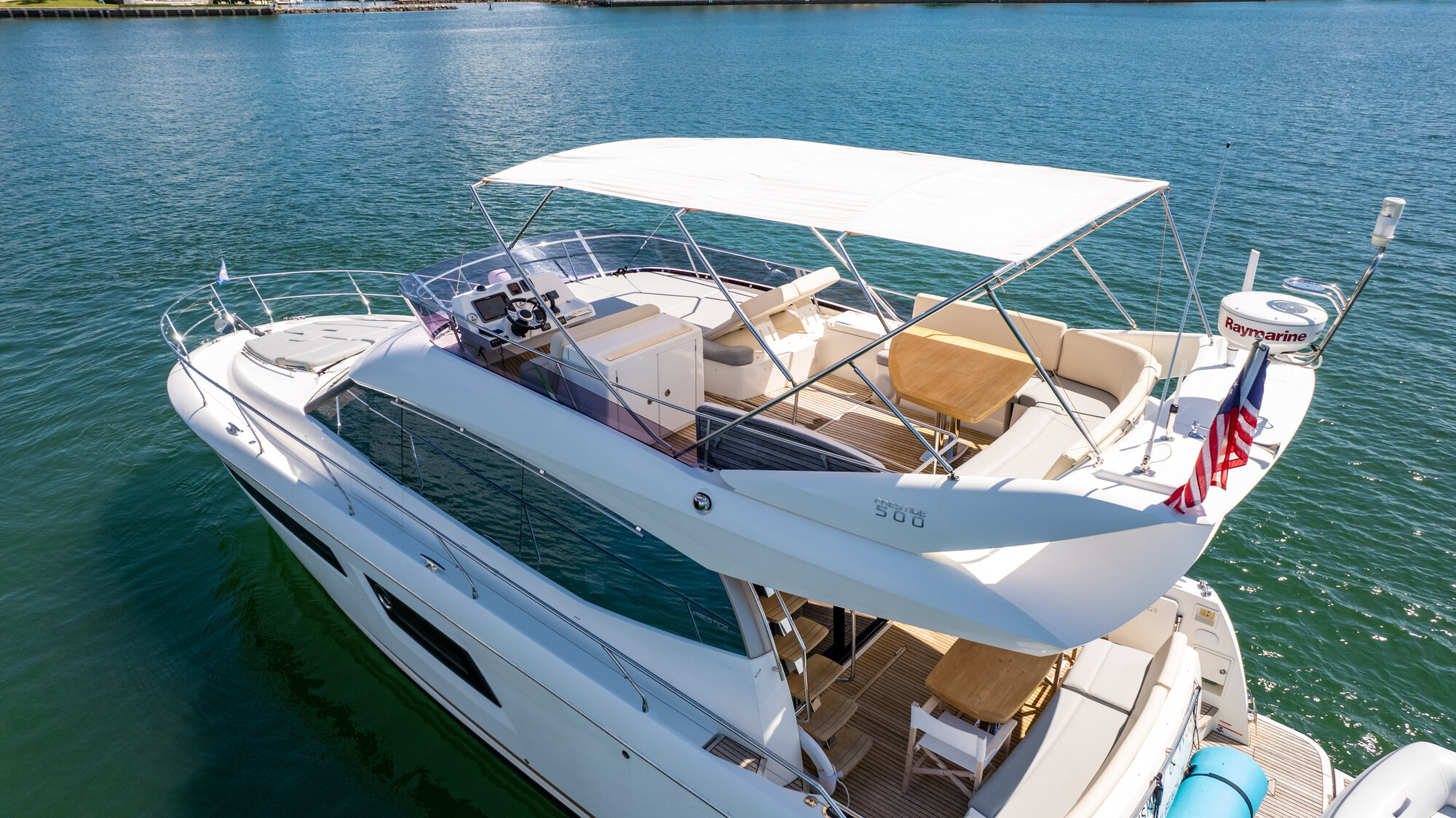 52ft Prestige 500 Fly Miami yacht rental 2