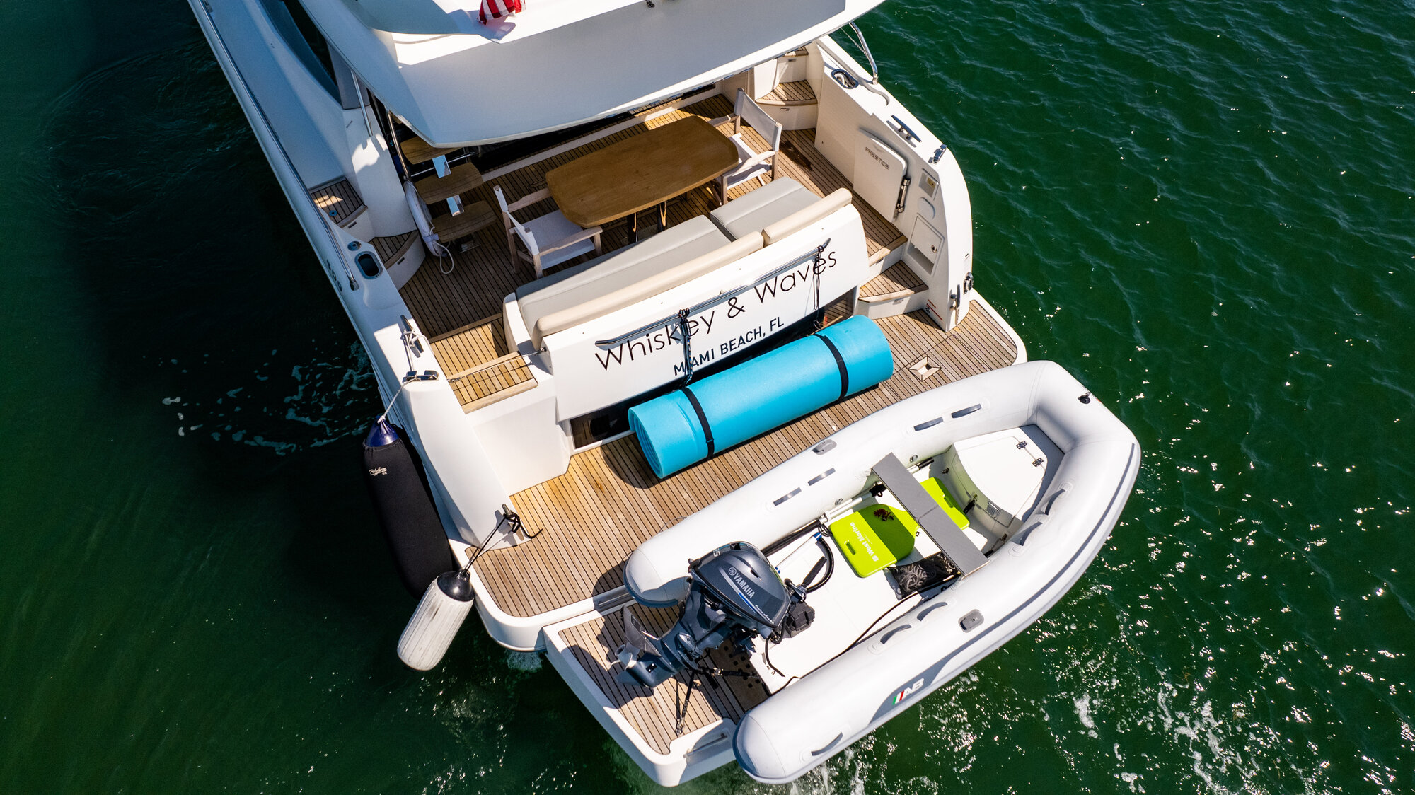 52ft Prestige 500 Fly Miami yacht rental 4