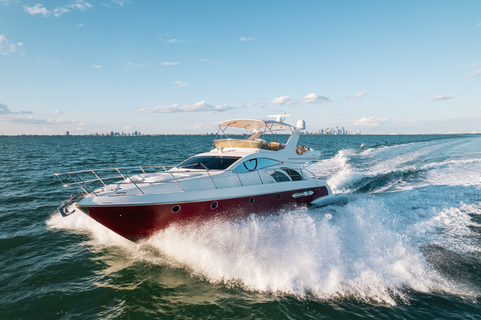 55 AZIMUT FLY Miami yacht rental 4