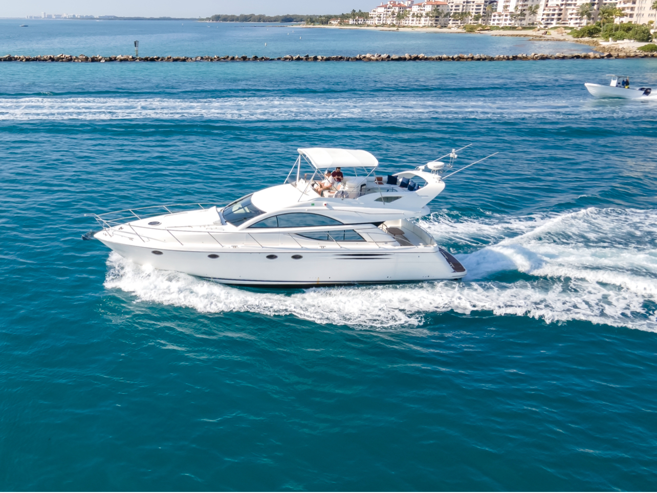 57Fft Fairline rental in Miami