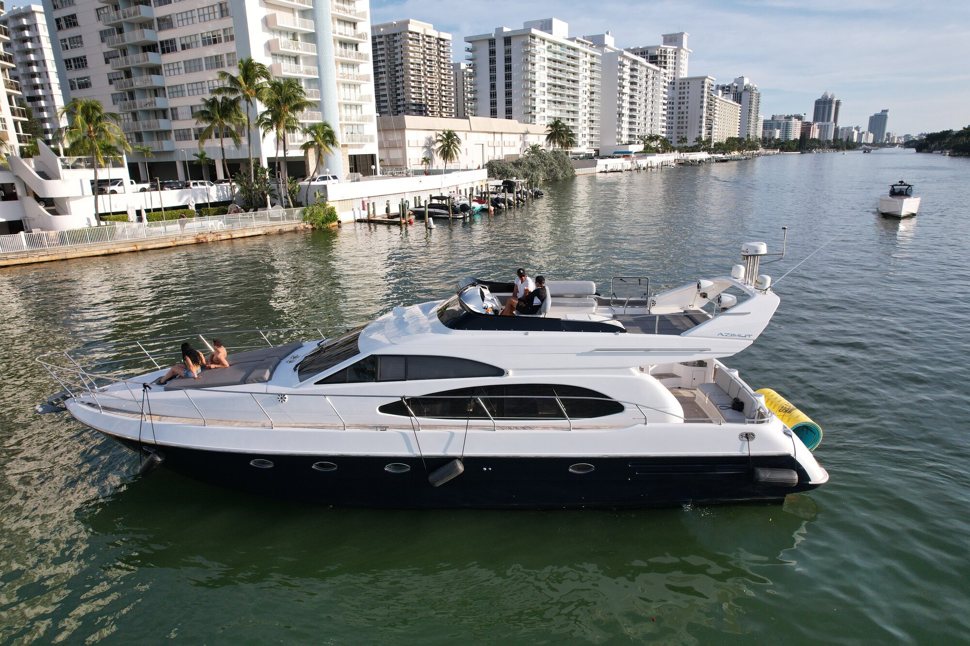 65FT AZIMUT NEW North Bay Village yacht rental 2