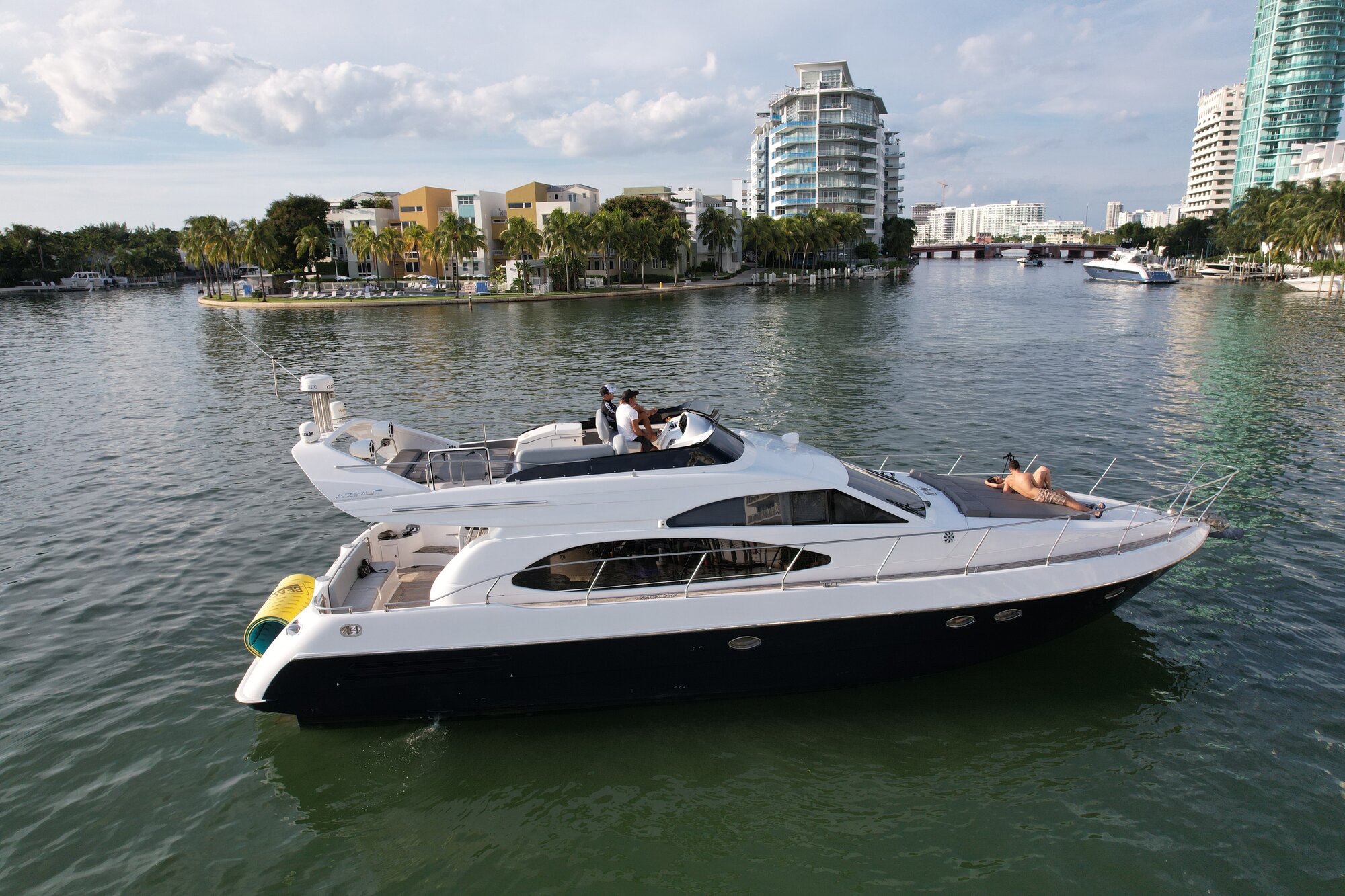 65FT AZIMUT NEW North Bay Village yacht rental 1