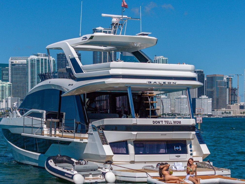 68FT GALEON Miami yacht rental 6