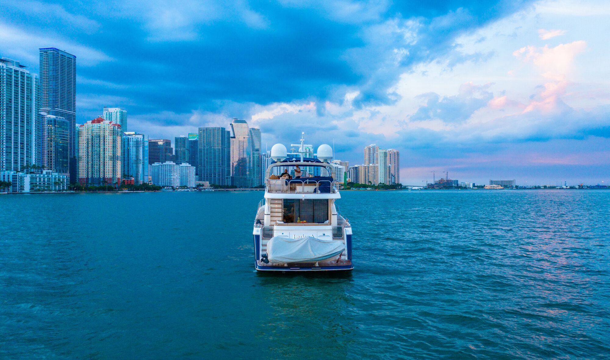 80FT PRINCESS Miami yacht rental 4