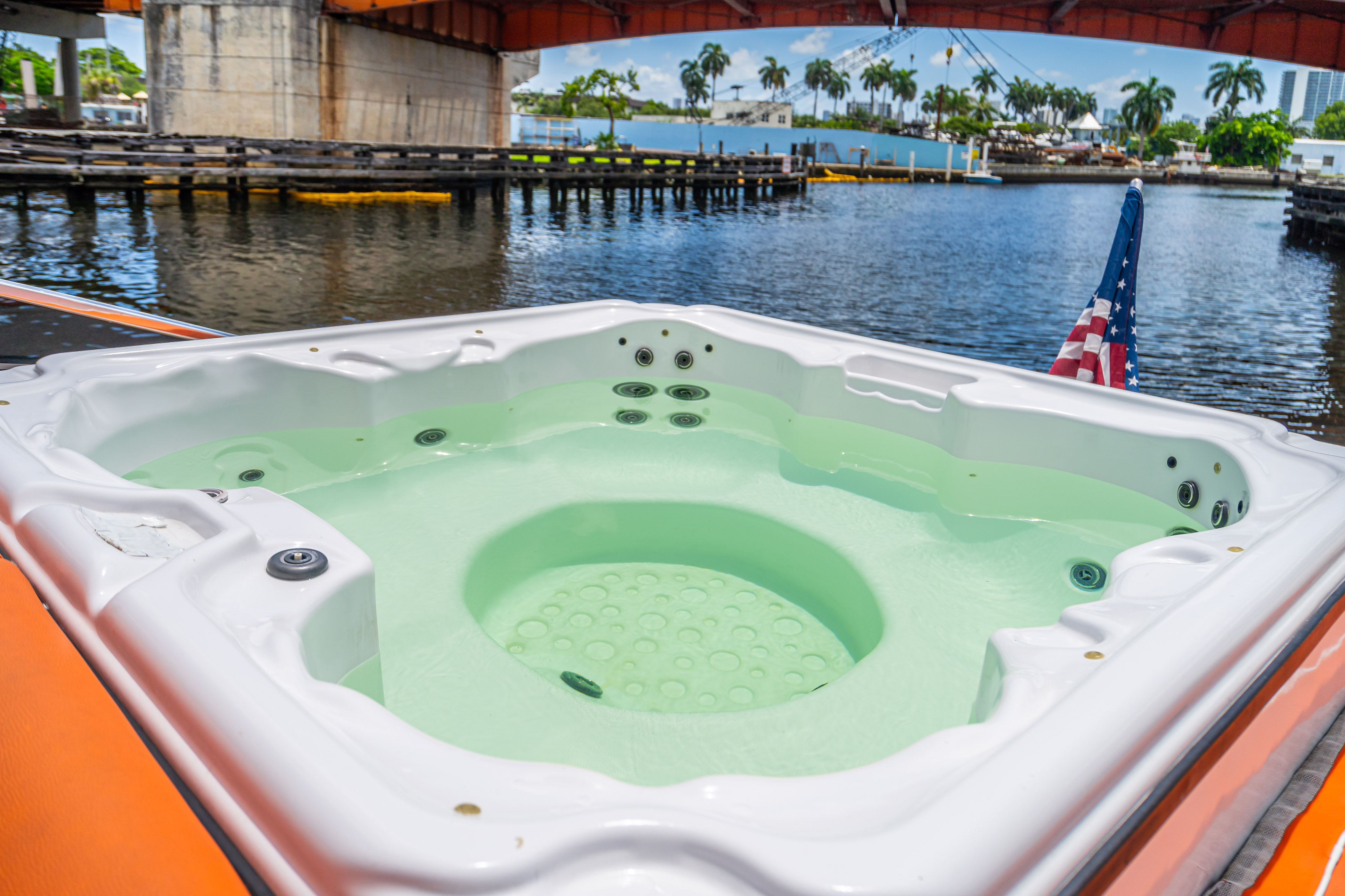 85FT BAIA Miami yacht rental 6